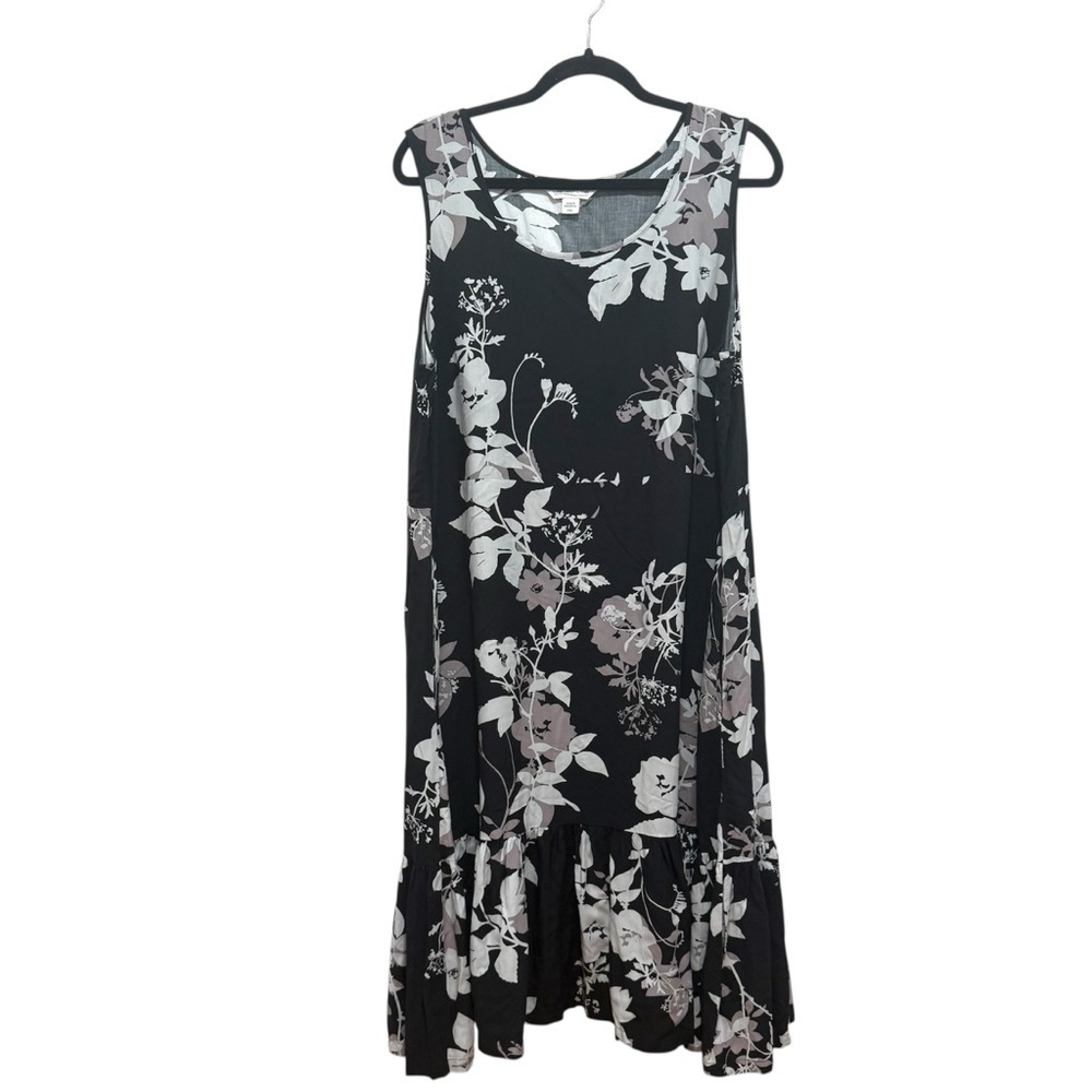 Cold water creek floral sleeveless dress PXL